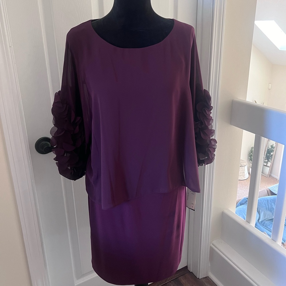 SLNY Purple Dress